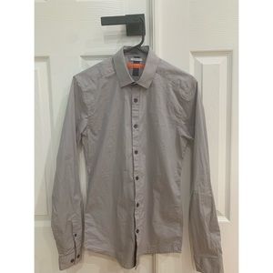 Jules Men’s Silver Dress Shirt (XS)